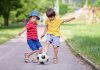 40 Unique Hobby Ideas for Children Two kids playing football