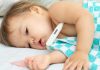 Typhoid Vaccine for Kids A sick baby