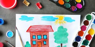 15 Easy and Fun Painting Ideas for Kids Painting of a house